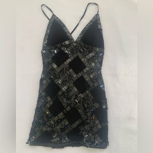 Scala Black Mini Cocktail Dress Women’s Size 8